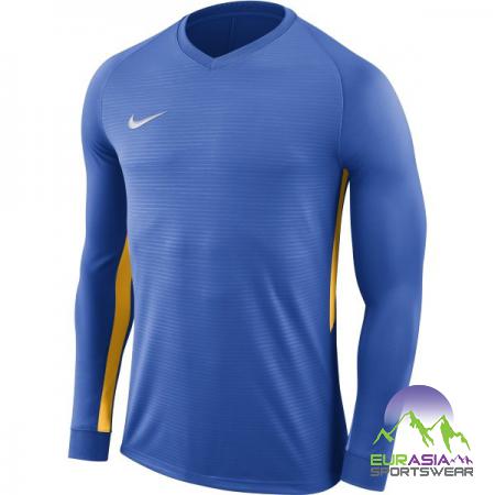 لباس ورزشی فوتبال آستین بلند آبی